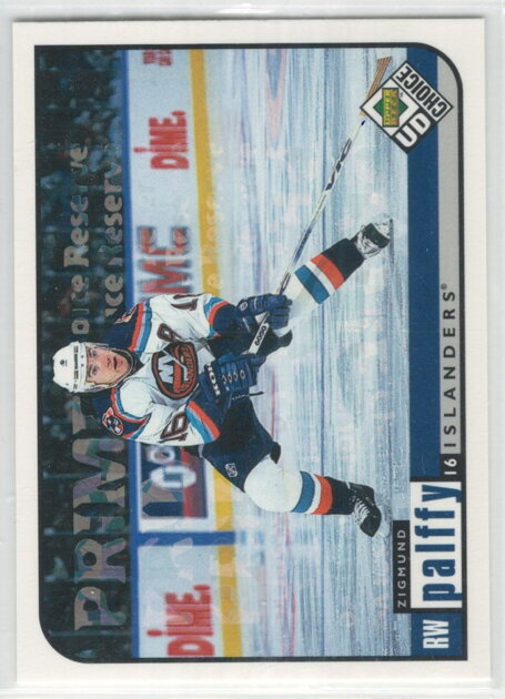 Zigmund Palffy autographed Hockey Card (New York Islanders, FT) 1998 Upper  Deck Choice #121