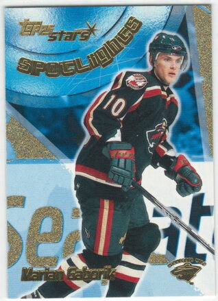 2000-01 Topps stars spotlights č. 150 Marián Gáborík