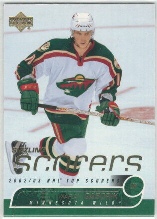 2002-03 Upper Deck Sizzling scorers č.ss9 Marián Gáborík