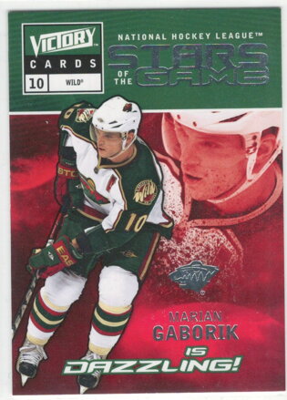 2009-10 Victory Stars of the Game č. sg22 Marián Gáborík