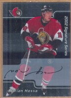 2001-02 BAP Signature Series Autographs #20 Marian Hossa