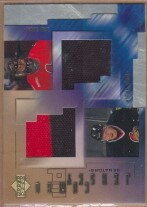2001-02 Upper Deck Game Jerseys #CHH Marian Hossa/Jani Hurme