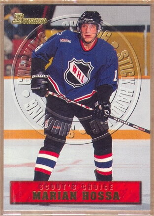 1998 Bowman CHL Scout's Choice #SC7 Marian Hossa