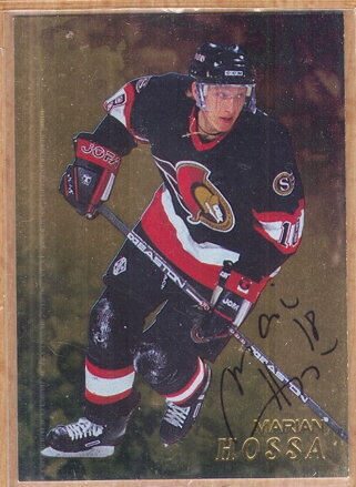 1998-99 Be A Player Autographs Gold #249 Marian Hossa