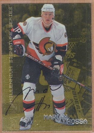 1999-00 BAP Millennium Autographs Gold #170 Marian Hossa