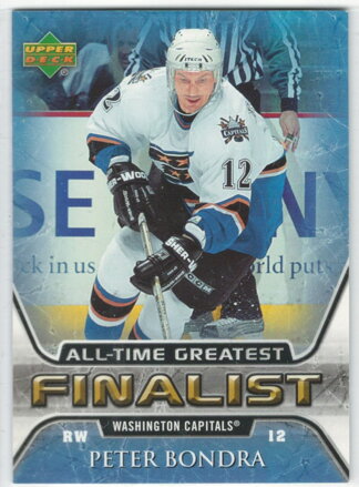 2005-06 Upper Deck Finalist č. 60 Peter Bondra