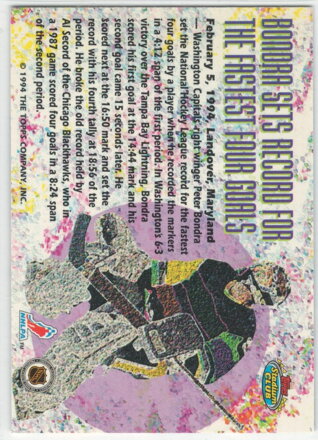 1994 Topps Stadium Club Members Only č. PEBO Peter Bondra