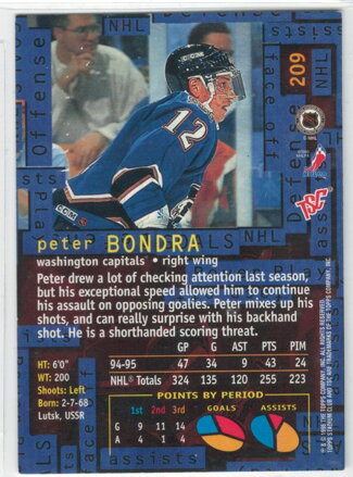 1995-96 Topps Stadium Club Members Only č. 209 Peter Bondra