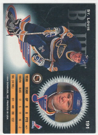 1994-95 Donruss č. 191 Peter Šťastný 