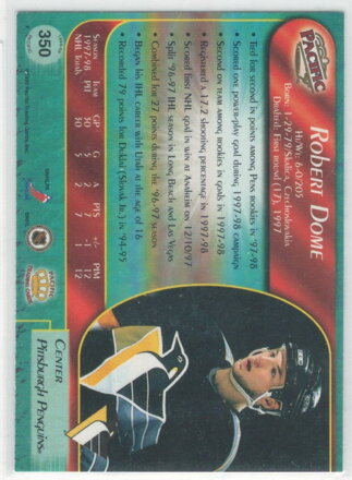 1998-99 Pacific Ice Blue č. 350 Robert Döme