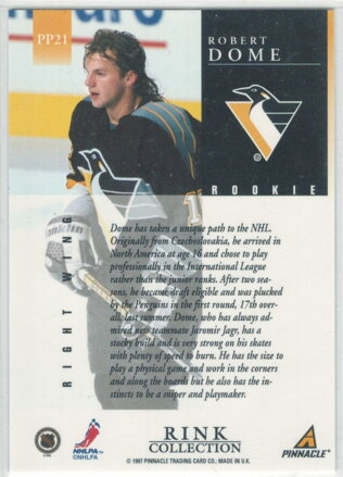 1997-98 Pinnacle Rink Collection č. PP21 Robert Döme