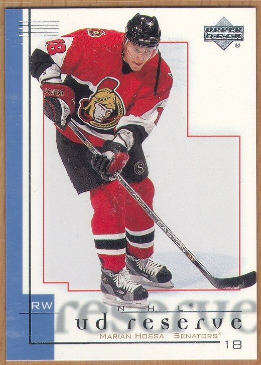 2000-01 UD Reserve #59 Marian Hossa