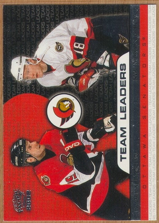 2001-02 Pacific #436 Alexei Yashin/Marian Hossa