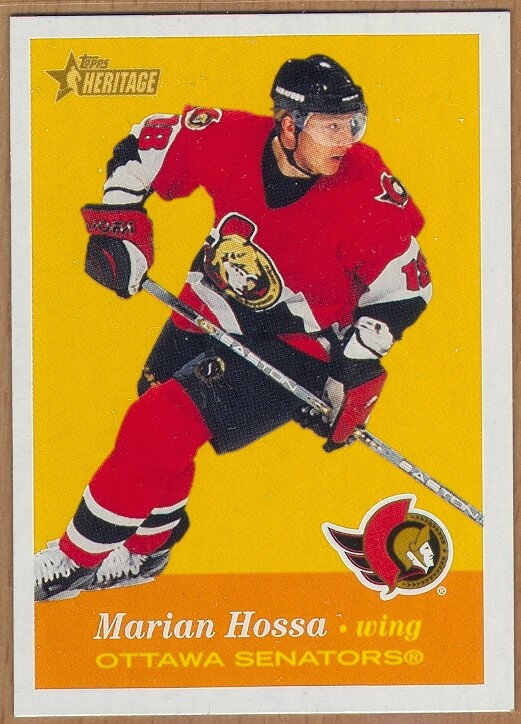 2001-02 Topps Heritage #28 Marian Hossa