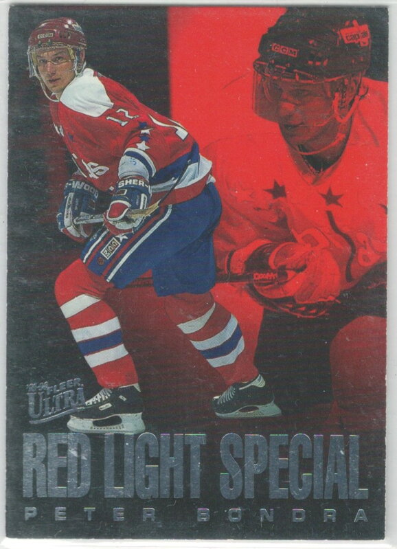 1995-96 Ultra Red light special č. 10 Peter Bondra