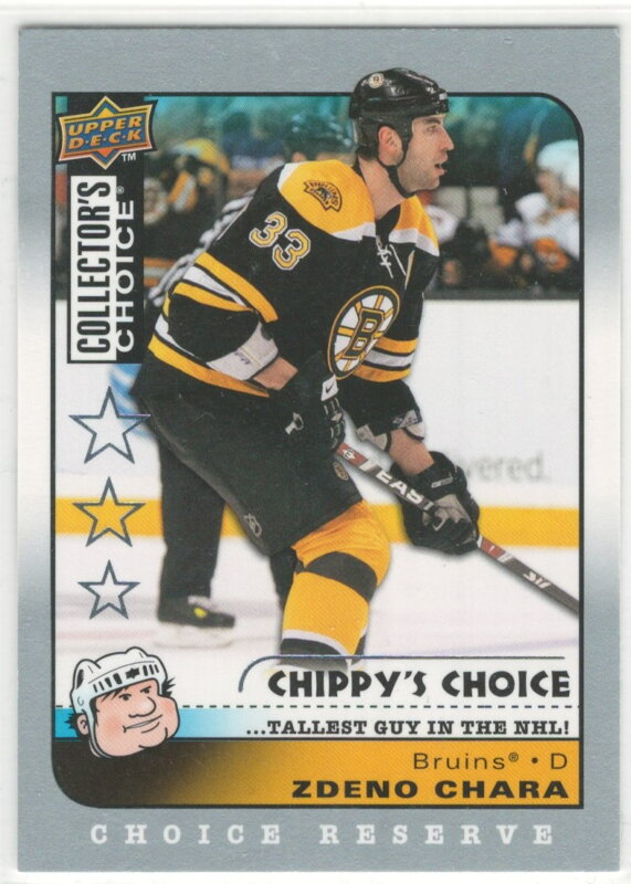 2008-09 Upper Deck Collector choice Chippys choice reserve č. 300 Zdeno Chára