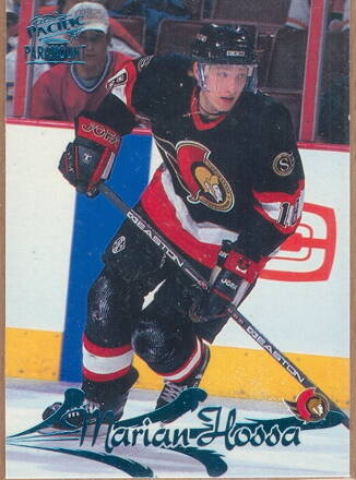 1997-98 Paramount Emerald Green #125 Marian Hossa