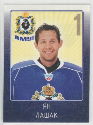 2011-12 KHL Sticker Ján Lašák