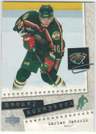 2005-06 Upper Deck Scrapbook č.hs17 Marián Gáborík