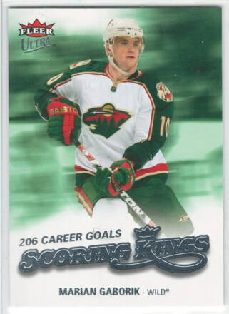 2008-09 Fleer Ultra Scoring King č. sk14 Marián Gáborík 