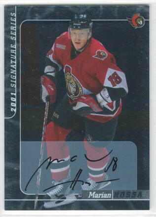 2000-01 ITG Signature Series Autograph č.115 Marián Hossa