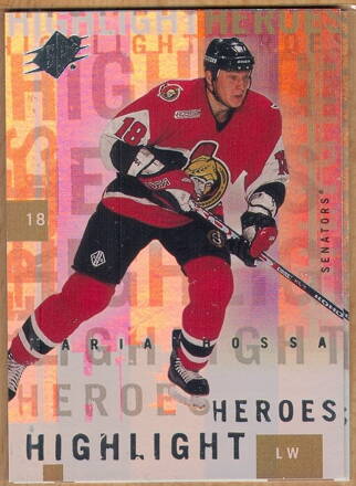 2000-01 SPx Highlight Heroes #HH9 Marian Hossa