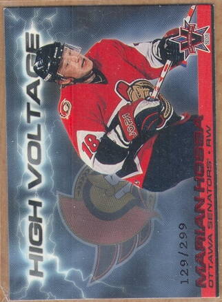 2000-01 Vanguard High Voltage Red #24 Marian Hossa /299