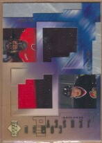 2001-02 Upper Deck Game Jerseys #CHH Marian Hossa/Jani Hurme