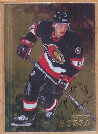 1998-99 Be A Player Autographs Gold #249 Marian Hossa