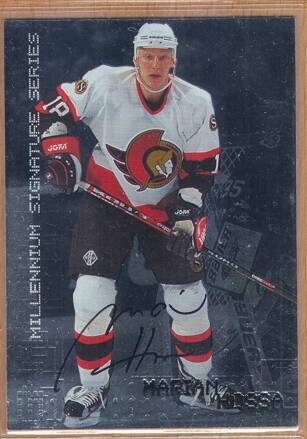 1999-00 BAP Millennium Autographs #170 Marian Hossa