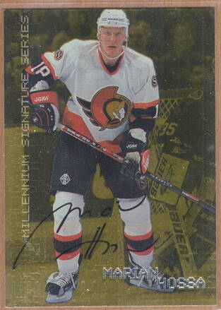 1999-00 BAP Millennium Autographs Gold #170 Marian Hossa