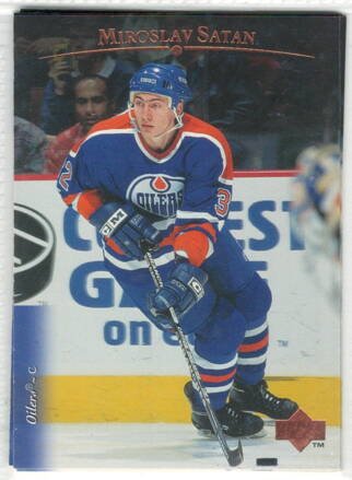 1995-96 Upper Deck RC č. 302 Miroslav Šatan