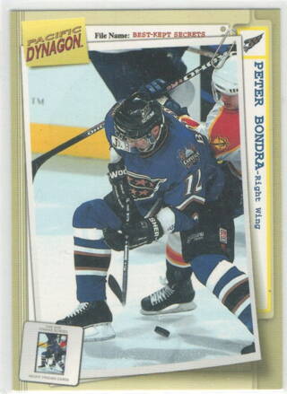 1997-98 Pacific Dynagon Best kept secrets č. 100 Peter Bondra