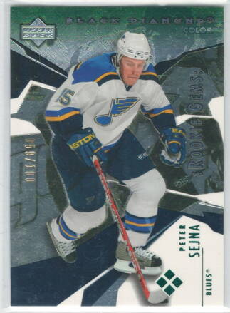 2003-04 Black Diamond Green/100 č. 196 Peter Sejna RC