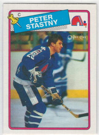 1988-89 O-PEE-CHEE č. 22 Peter Šťastný