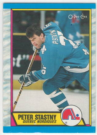 1989-90 O-PEE-CHEE č. 143 Peter Šťastný