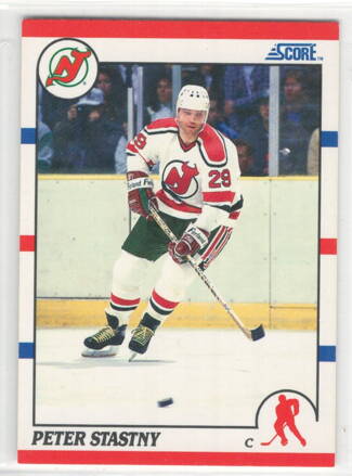 1990-91 Score č. 96 Peter Šťastný