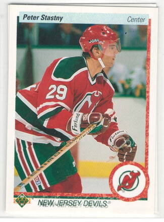 1990-91 Upper Deck č. 163 Peter Šťastný