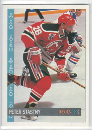 1992-93 O-PEE-CHEE č. 216  Peter Šťastný