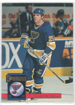 1993-94 Donruss č. 487 Peter Šťastný 
