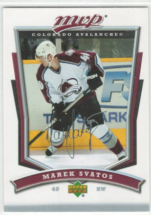 2007-08 Upper Deck MVP č.4 Marek Svatoš