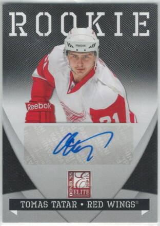 2010-11 Donruss Elite RC Autograph č.210  Tomáš Tatár 53/99