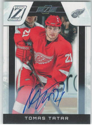 2010-11 Zenith Autograph RC č.195  Tomáš Tatár 144/999