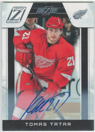 2010-11 Zenith Autograph RC č.195  Tomáš Tatár 963/999